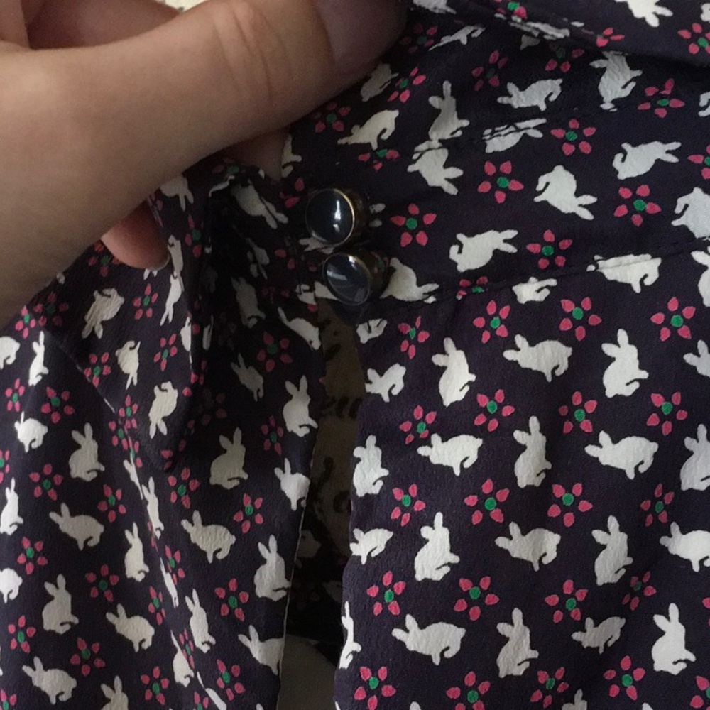 ModCloth Bunny Rabbit Collared Dress - Picture 6 of 6